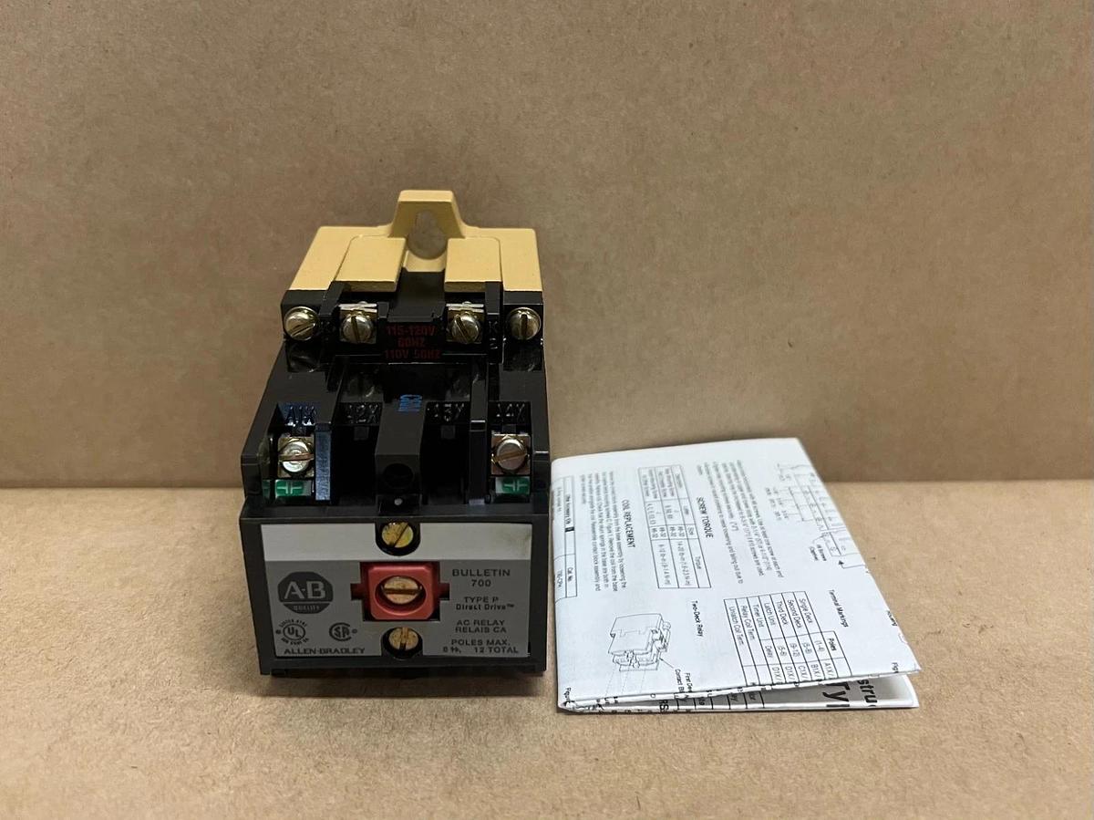 Used Allen Bradley 700-P200A1 Ser. B, Type P Control Relay *NEW*