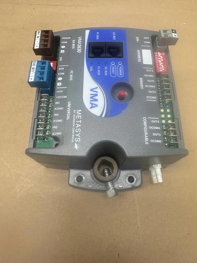 Used Metasys by Johnson Controls VMA1630 Controller Program Box 24vAC 2.5A In/.5A Out