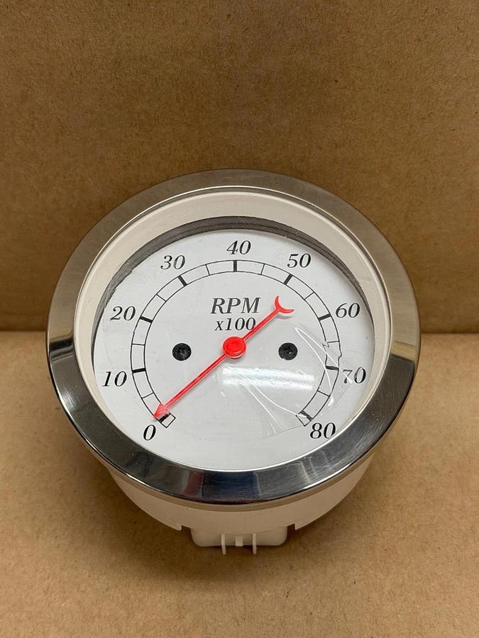 Motor Meter Racing Classic Electrical Tachometer 8000RPM *NEW*