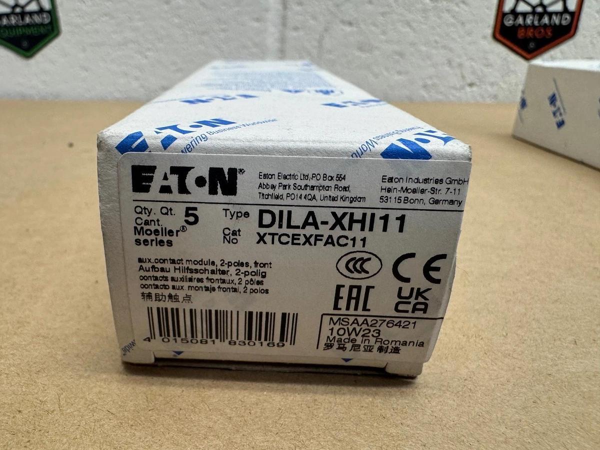 Used Eaton XTCEXFAC11 Contact Blocks, Qty 5 *NEW*