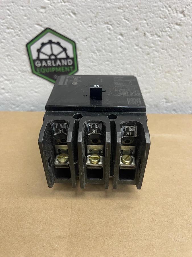 Used Eaton GHB3020 Bolt On Circuit Breaker, 3 Pole, 20Amp *NEW*