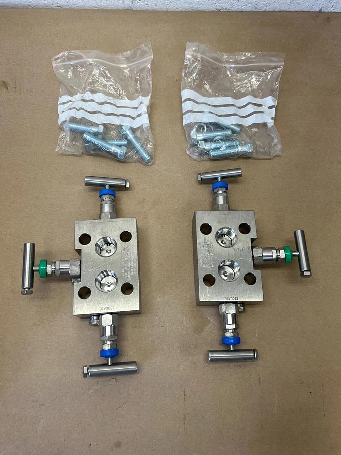 Used Alco Valves 3VBD4NS 1/2” NPT, 316SS Valve - Lot of 2