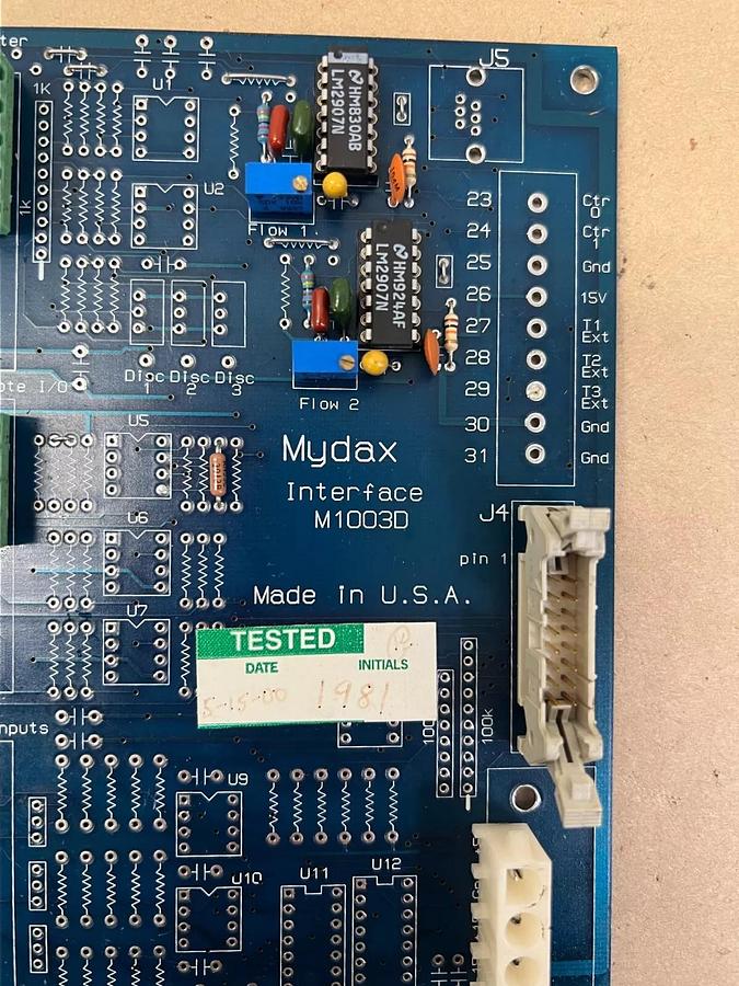 Used Mydax M1003D I/O Interface Board