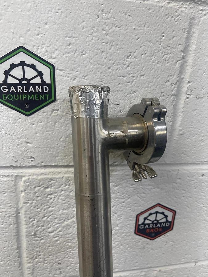 Used M Braun 304 Stainless Steel Sanitary Pipe w/ KF40 Flange 8003752