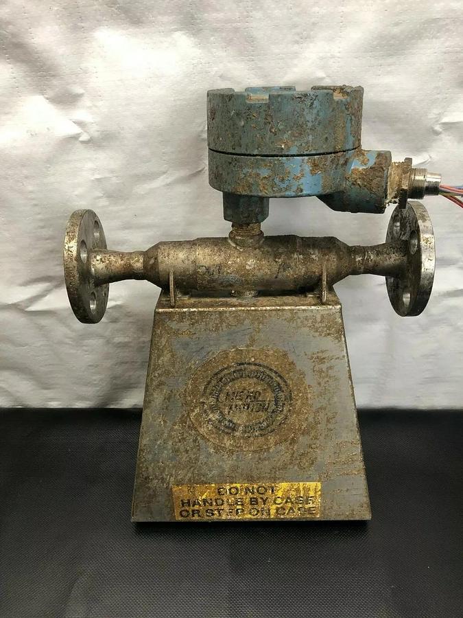 Used Micro Motion DS040S113SU Mass Flow Sensor, 1/2” Flanged Fittings