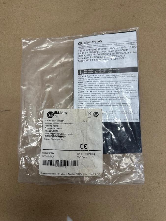 Used Allen Bradley 140G-I-DRA_B Circuit Breaker Accessory *NEW*
