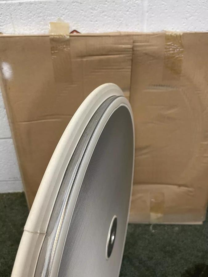 Used Stainless Steel 24” Mesh for Vibratory Screener, 224 microns, w/ 1” Center Hole