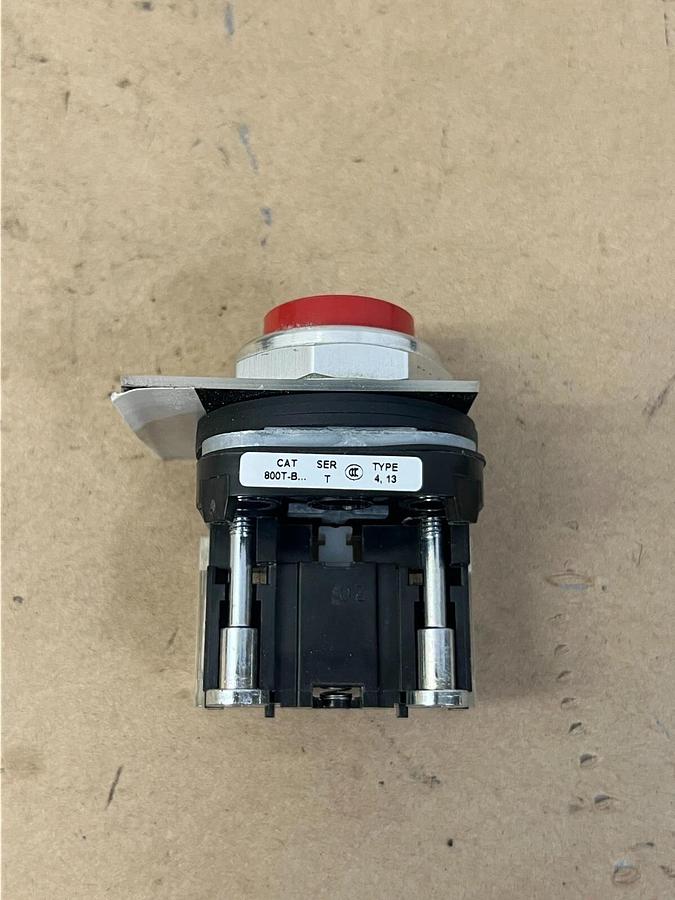Used Allen Bradley 800T-B Ser T Red Push Button - Lot of 3