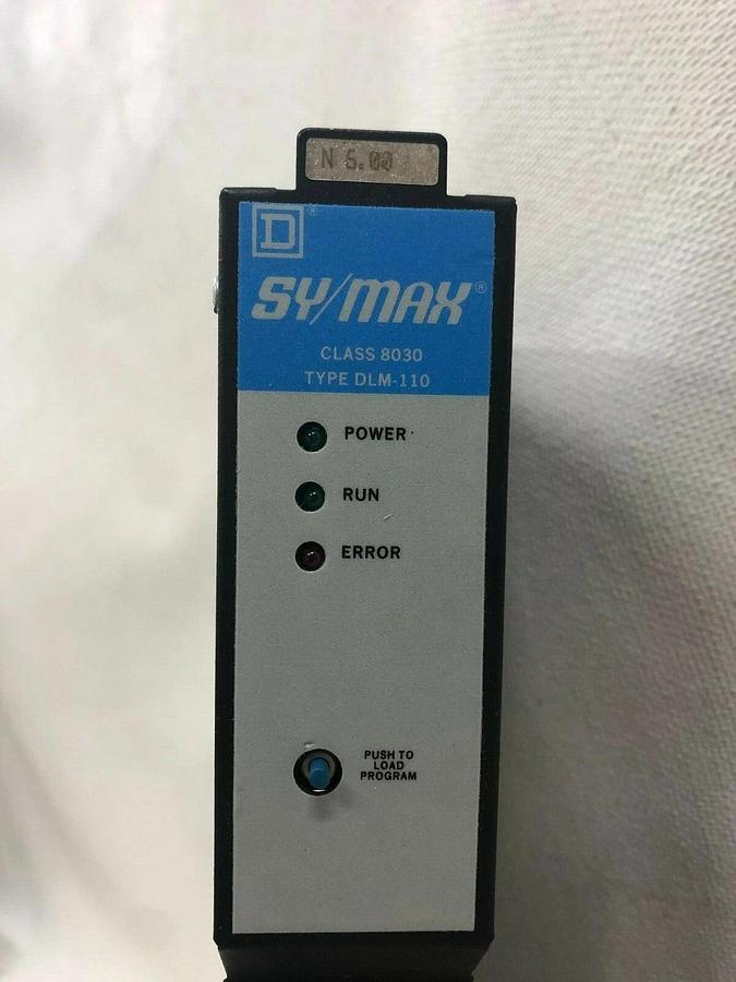 Used Square D SY/MAX 8030 DLM-110 Series N, with key, D-Log Data Controller
