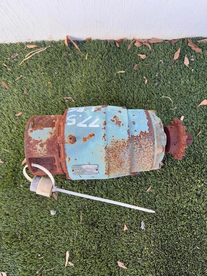 Used Inline Helical Gear Reducer, Ratio 38.50:1, Size 56TM16A, Torque Cap 3453 in/lb