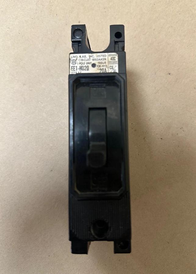 Used I.T.E. EE1-H020 20A 1 Pole Circuit Breaker