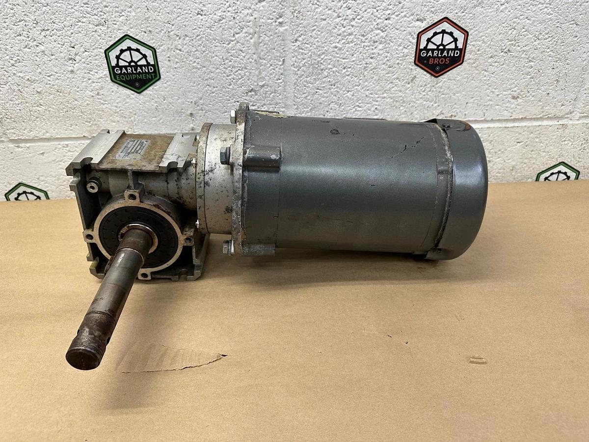 Used Nord SK1SI50 Flexbloc WormGear 1”D x 5-13/16” Shaft Baldor KM3454 1/4Hp 1725Rpm