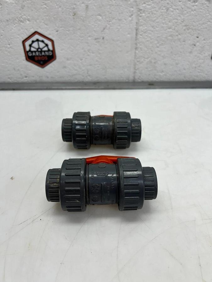 Used Colonial PVC 1/2” 235 PSI Ball Valve - Lot of 2
