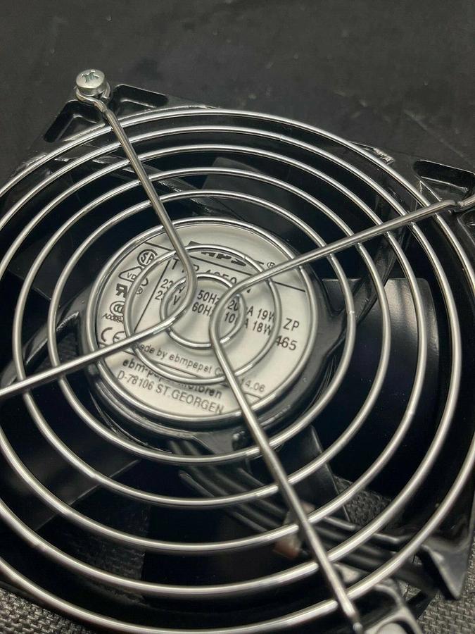 Used Papst TYP 4650 N, 230 VAC, 50/60 Hz, 120/110 mA, 19/18 W, AC Cooling Fan