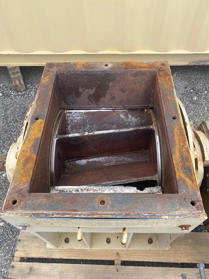 Used Rader 20x20 FF Airlock Feeder w/ Falk 2215J 25 Gearbox, Ratio 24.94:1