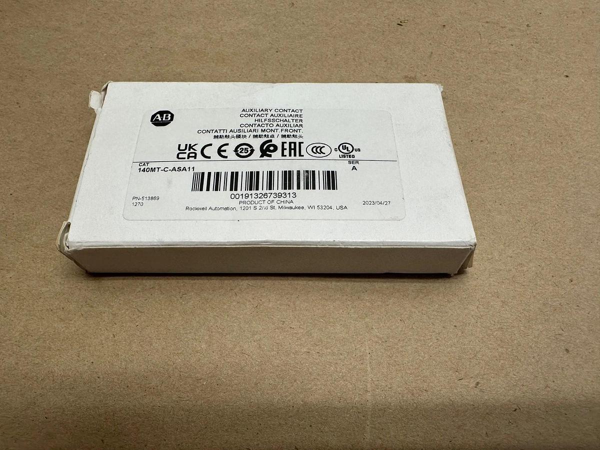 Allen Bradley 140MT-C-ASA11 Ser A Auxiliary Contact