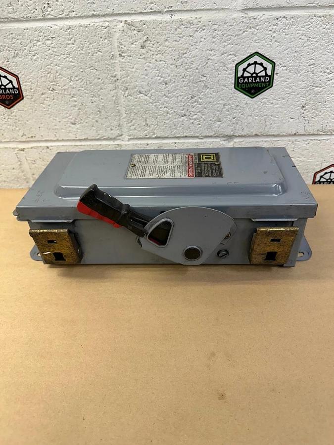 Used Square D HU361AWK Heavy Duty Safety Switch, 30A, 600VAC