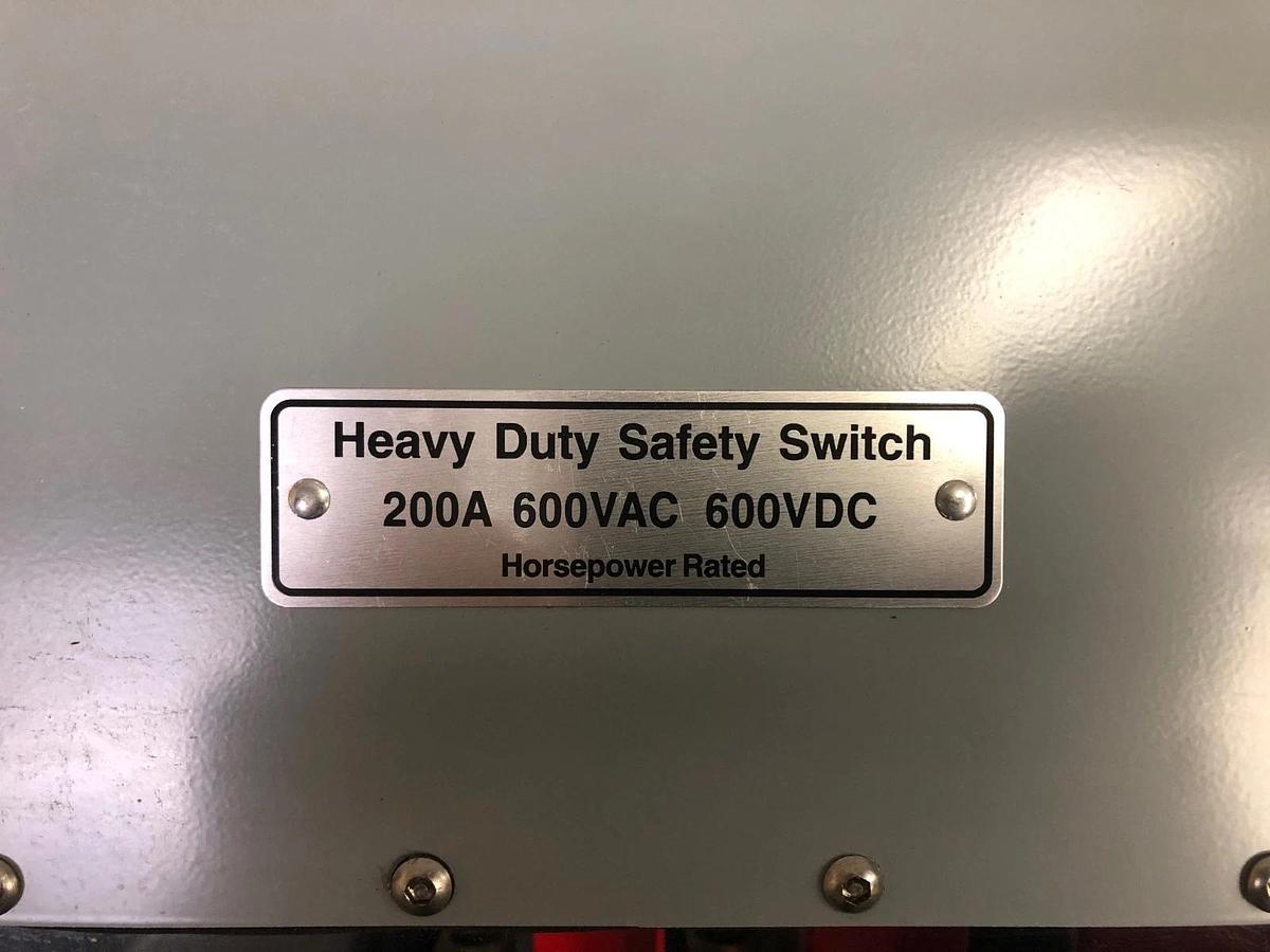 Siemens HNF364JW Heavy Duty Safety Switch, 200A 600VAC 600VDC *NEW*