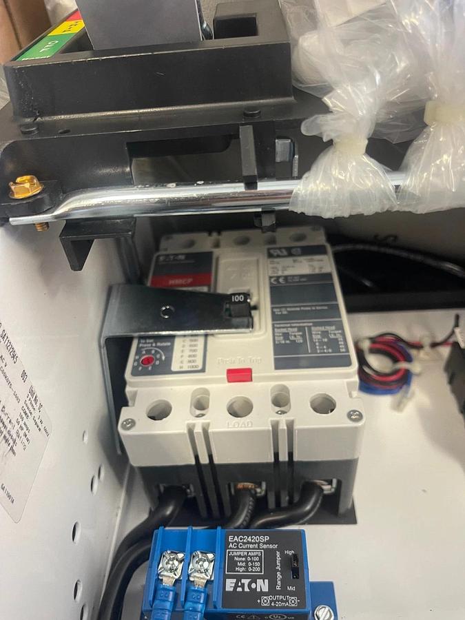 Used Eaton MCC Bucket w/ Size 3 Starter (AN19KN0) & 100A Breaker (HMCP100R3C) *NEW*