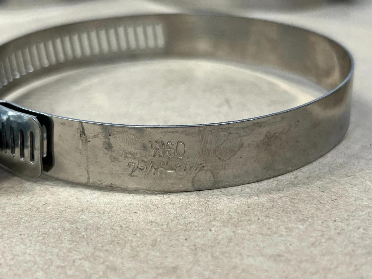 Used 3” Hose Clamps W60 - Lot of 12