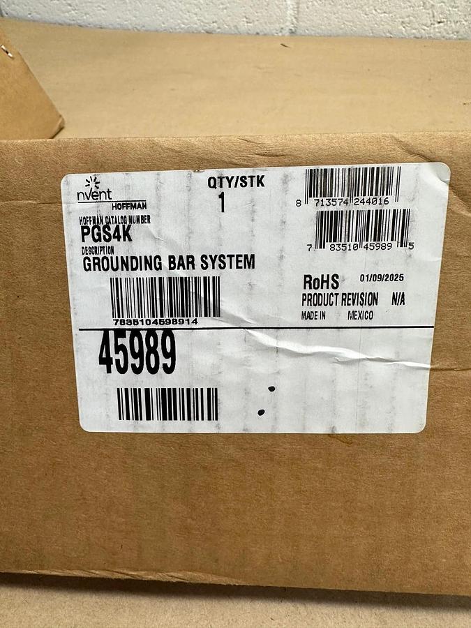Used NVent Hoffman PGS4K Grounding Bar System *FACTORY SEALED*