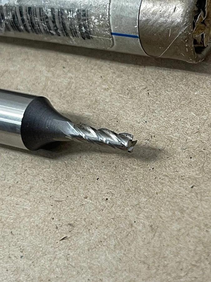Weldon CoAA4-2, 1/8 DIA, Double-End End Mill, Quad Mold