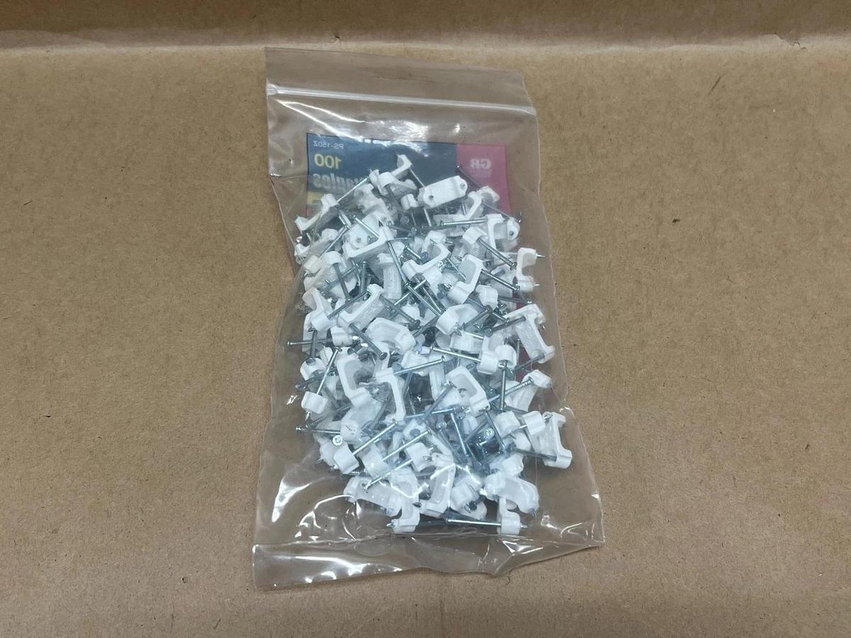 Used Gardner Bender PS-150Z 100pc, 1/2" NM Cable Wood Staples - Lot of 3