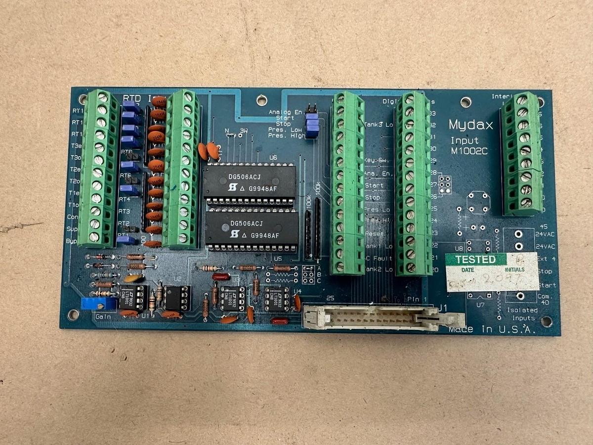 Used Mydax M1002C RTD Interface Board