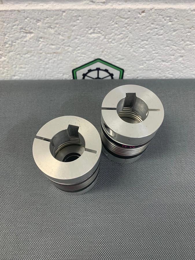 Used R+W Flexible Shaft Coupling 1”x1” to 3/4”x3/4” (with German manual) Lot of 2