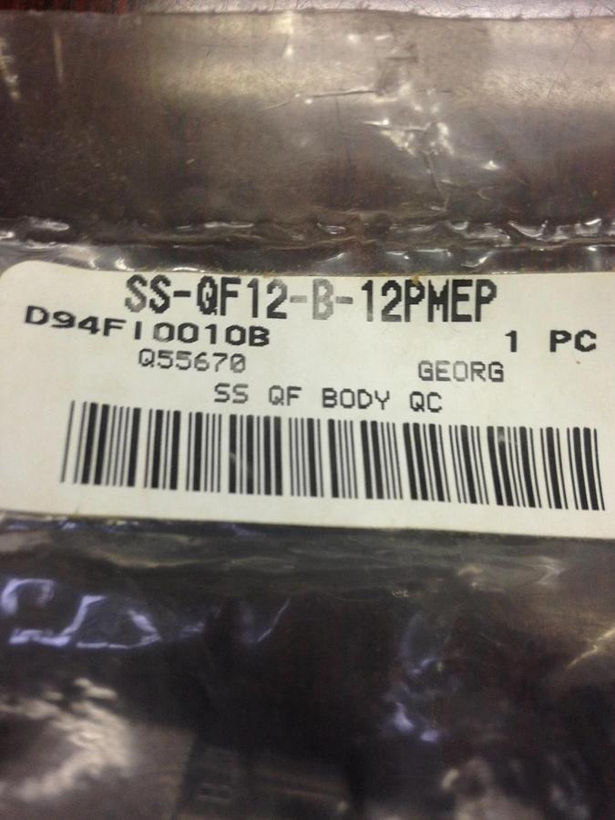 Swagelok SS-QF12-B-12PMEP Quick Connect *New*