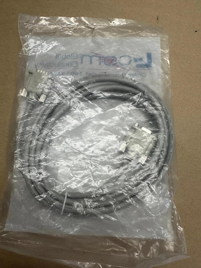 Used L-COM CS2N9MF-10 Molded 10ft Extension Cable Assembly *FACTORY SEALED*
