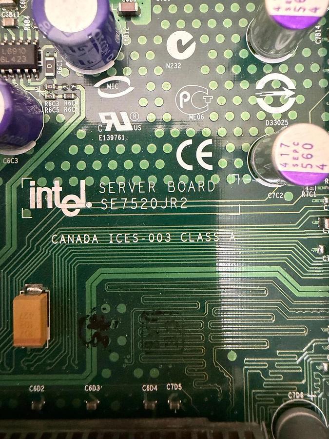 Used Intel SE7520JR2 Server Board