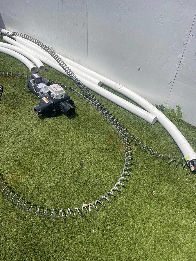 Used Automated Production Systems FLX-5253 Flex-Flo Auger 3”x38’, 1-1/2Hp 1 Ph Motor