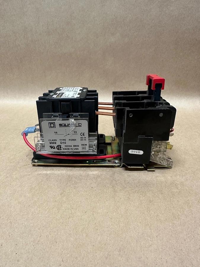 Used Square D 8911DPSO33V02 NEMA Starter, 600v-Max Series B