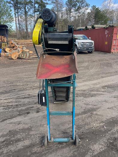 Used Bilt-Rite CL-450 L Shape Incline Cleated Conveyor W:9” L:114”, 1/3Hp DC Motor