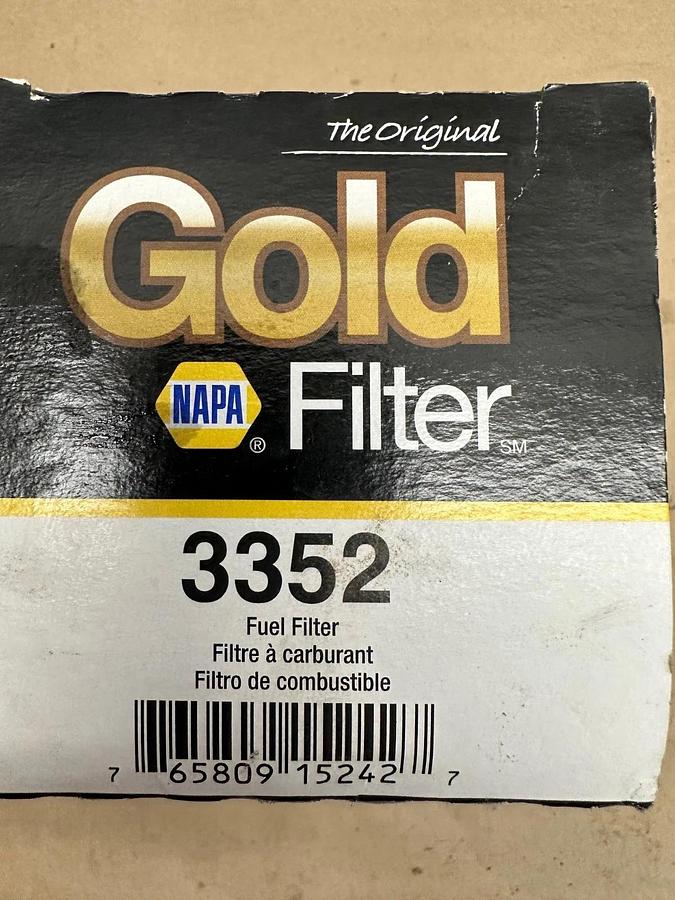 Used NAPA 3352 Gold Fuel Filter *NEW*