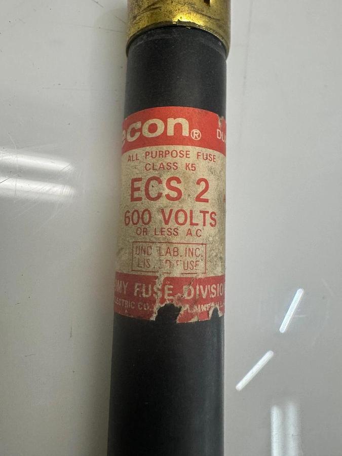 Used Econ ECS 2 Semi Conductor Fuse (Lot of 3)