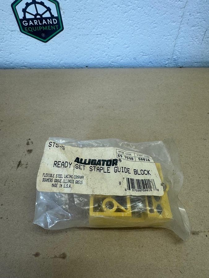 Used Alligator 50016 Ready Set Staple Guide Block *NEW*