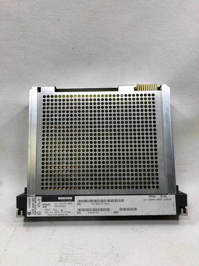 Used AEG Modicon AS-B875-001 Analog Input Module