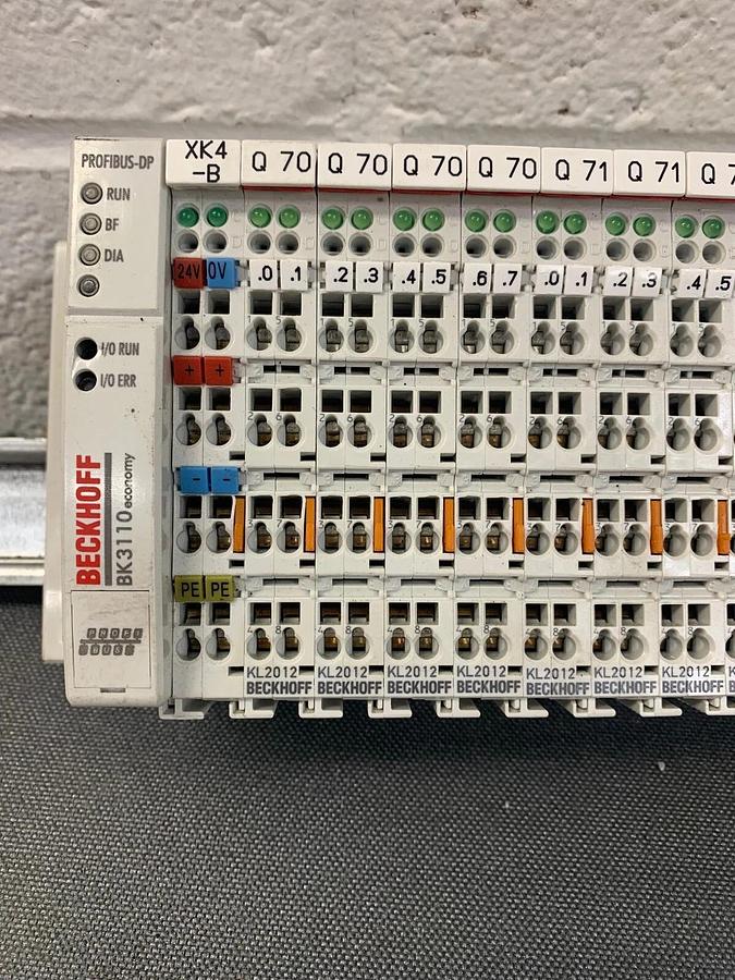Used Beckhoff BK3110 Economy Profibus Coupler