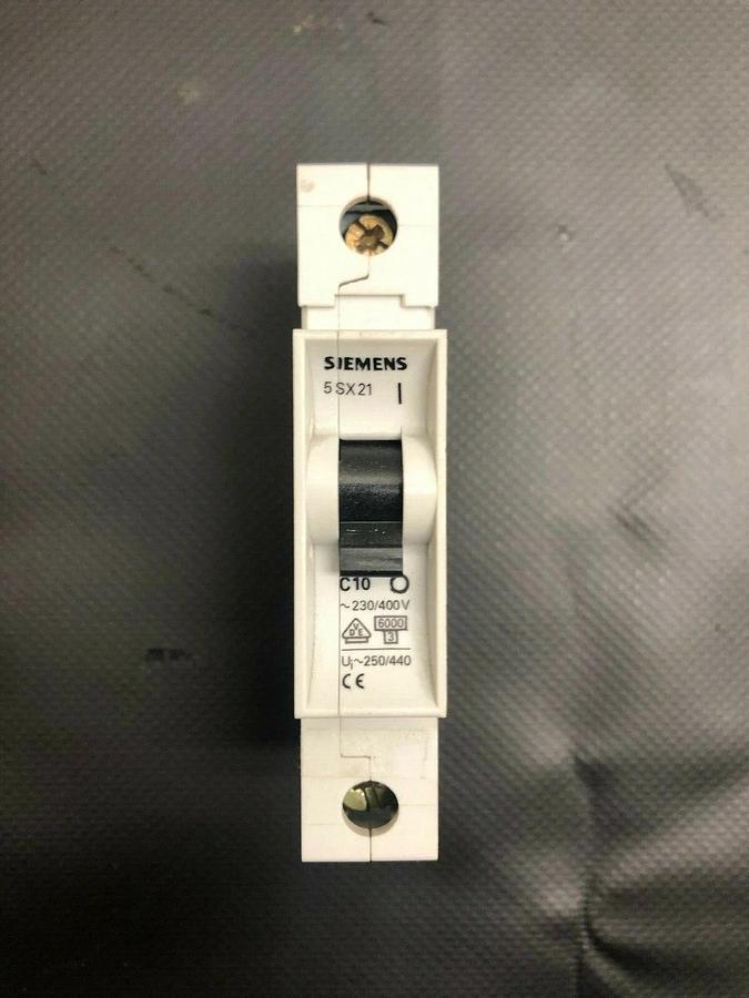 Used Siemens 5 SX21 Single Pole Circuit Breakers (LOT of 15)