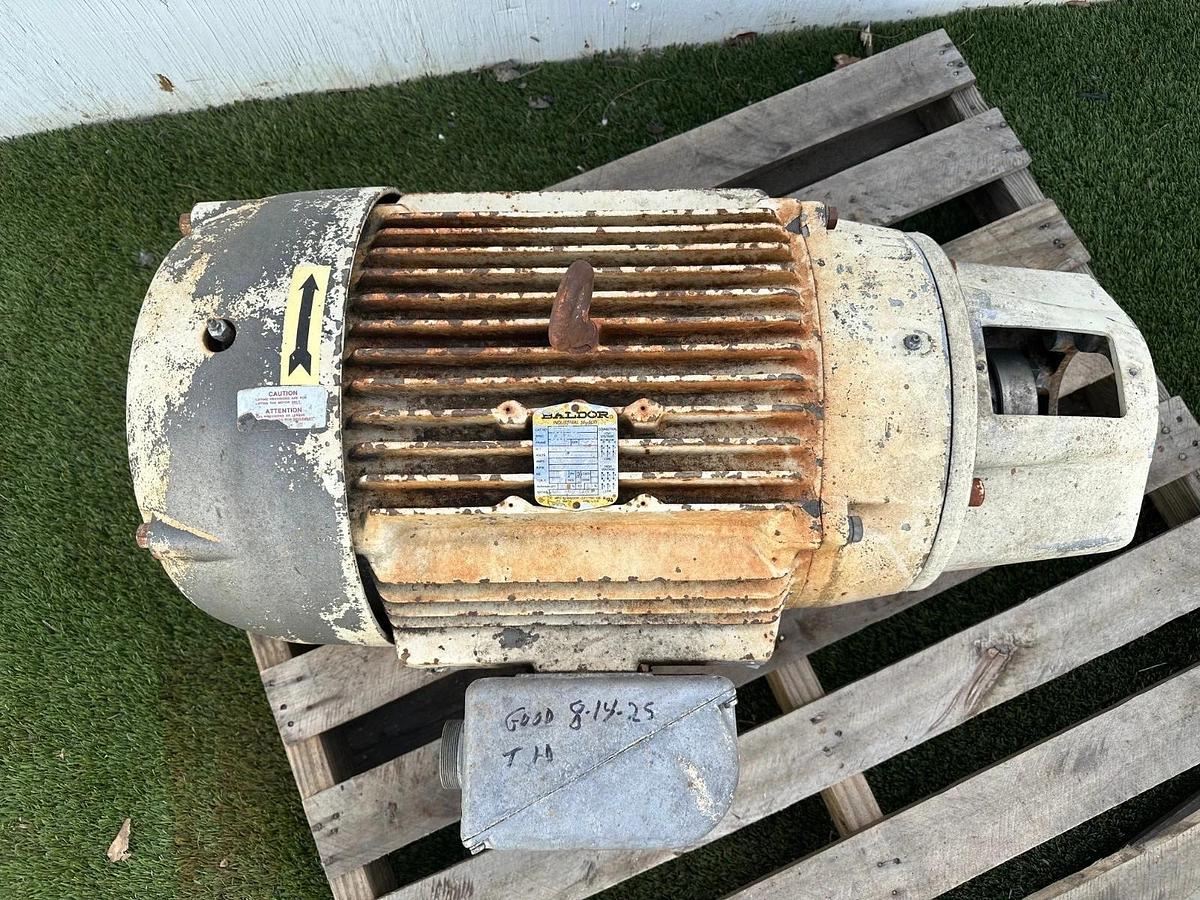 Used Baldor CM4115T 50Hp Motor @ 1760RPM, 230/460V, Phase 3, 60Hz