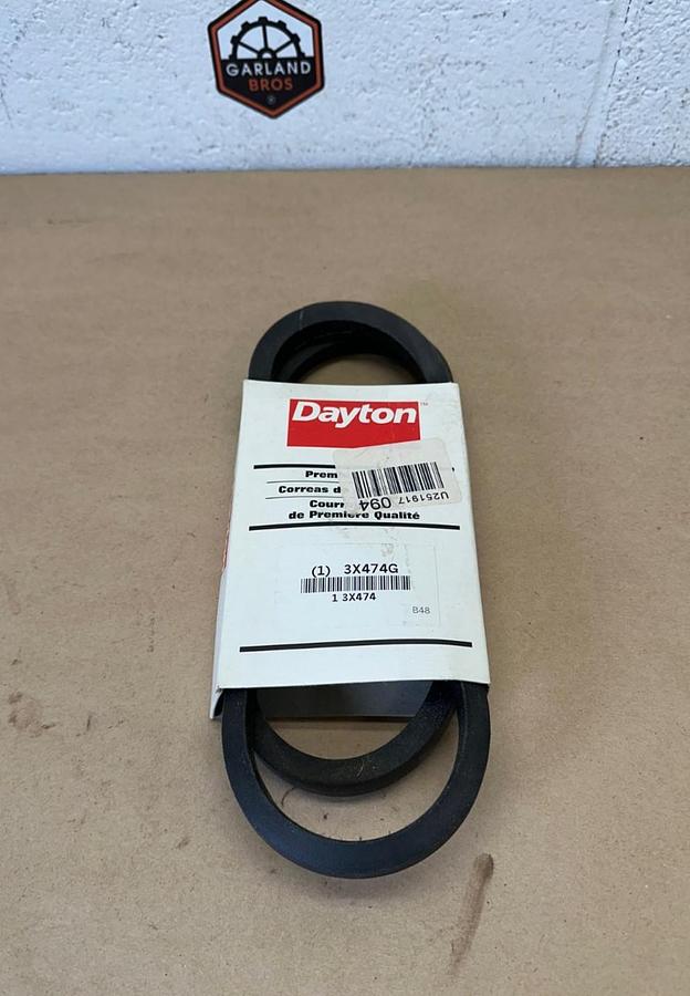 Used Dayton 3X474G V-Belt *NEW*