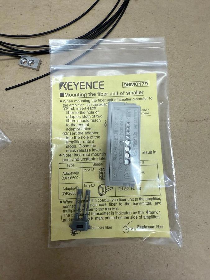 Keyence FU-57TZ Fiber Optic Sensor