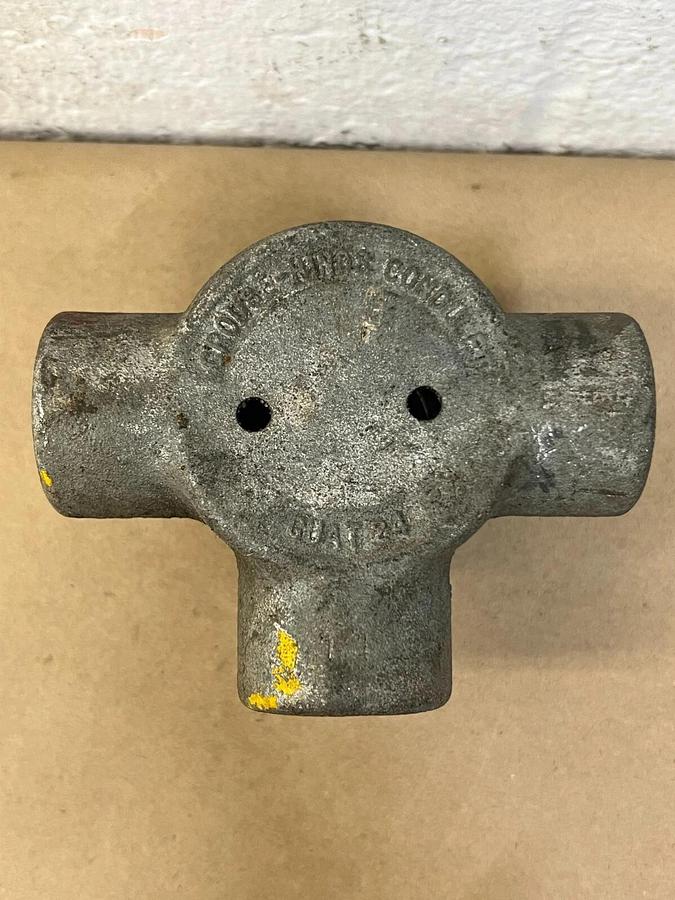 Used Crouse Hinds GUAT 24 Explosion Proof Conduit Outlet Box
