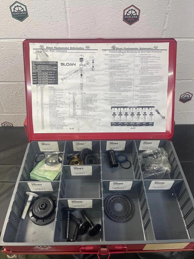 Used Best Plumbing Specialties Large Kit Box/ Storage Container, Assorted Products