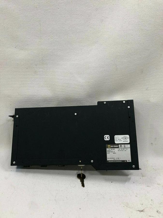 Used Square D SY/MAX 8030 DLM-110 Series N, with key, D-Log Data Controller