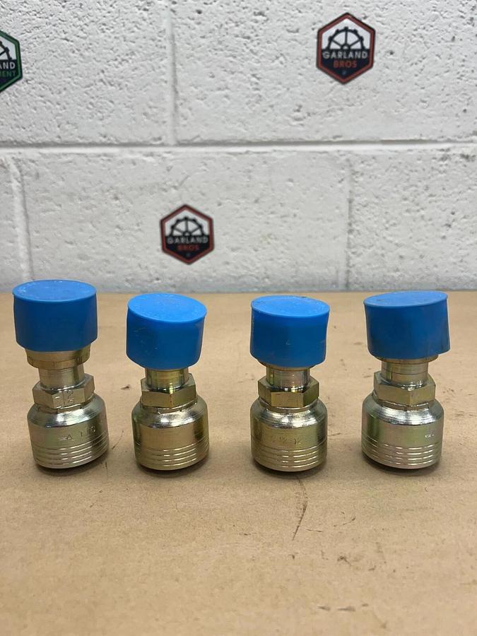 Used Danfoss A TTC 12-12 Crimp Fitting Aeroquip, for Hydraulic Hose - Lot of 4