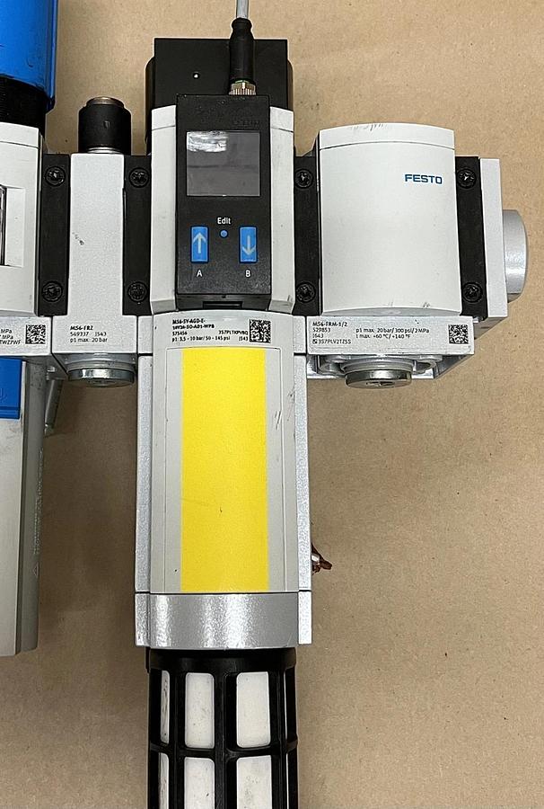Used Festo MS6 Series Filter Regulator Assembly