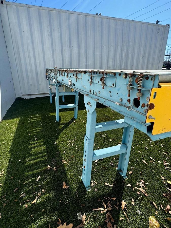 Used Hytrol Roller Conveyor Belt, W: 13” L: 144”, SN:457006